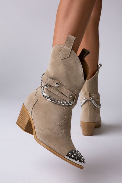 Vanilla Days Ciocate Odyssey Piele Intoarsa Varf mare cu tinte talpa bej