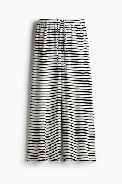 H&M Ribanalı ve Büzgü Bağlı Pantolon