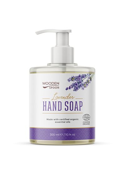 OEM Sapun lichid pentru maini cu lavanda, bio, 300ml, Wooden Spoon