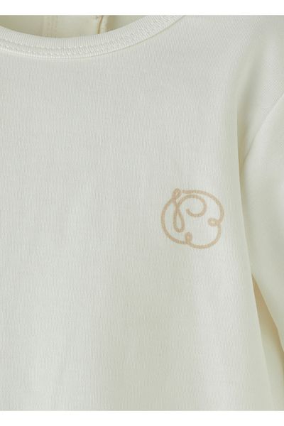 Patique Kids Long Sleeve Snap Fastener 100% Natural Cotton Body Baby Combed Cotton