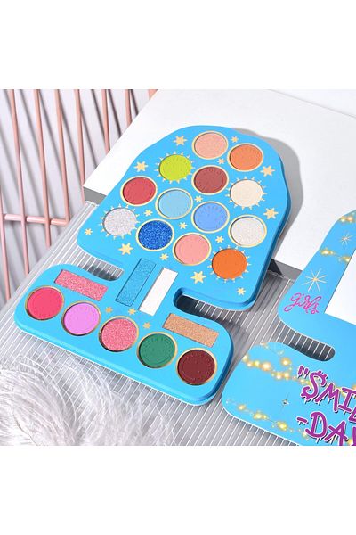 Teo Makeup Palette, KEVIN & COCO, Shadow Painting, 22 colors, 20.2 x 15.2 x 1.2 cm