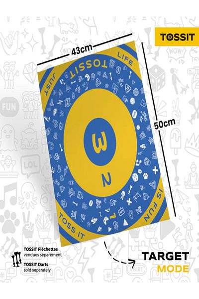 Tossit TOSSIT Game Board – Family Version