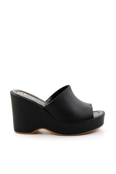 Bambi Matte Black Women's Slippers K04688001938