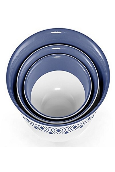 Stefanplast 3-Piece Tosca Multipurpose Plastic Bowl with Lid