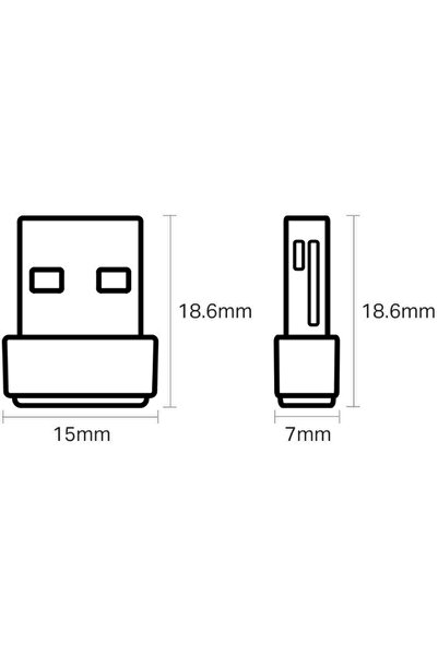 TP-LINK Adaptor USB Wireless TP-LINK Archer T2U Nano, Dual Band, 600 Mbps (Negru)