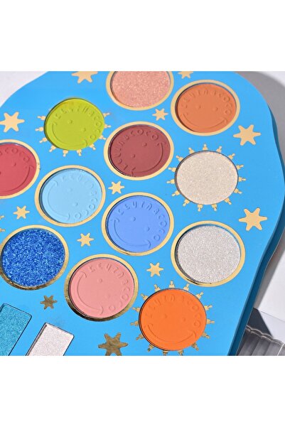 Teo Makeup Palette, KEVIN & COCO, Shadow Painting, 22 colors, 20.2 x 15.2 x 1.2 cm