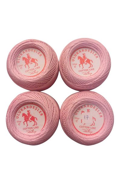 PeriStore Ulukardeşler 50 Gr Mercerized Punch Yarn Set of 4