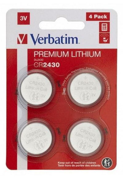 Verbatim Baterii Verbatim 49534, Lithium, CR2430, 3V, 4 buc