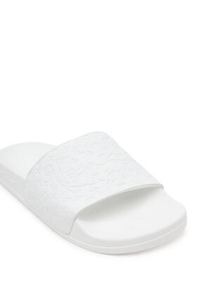 KARL KANI Flip-flops de damă albi KARL KANI-PD00006204 ALB