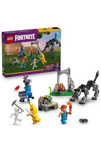 LEGO Fortnite Camp of the Victorious and the Handyman Apprentice 77075 - Vi for Children from 7 Years and up