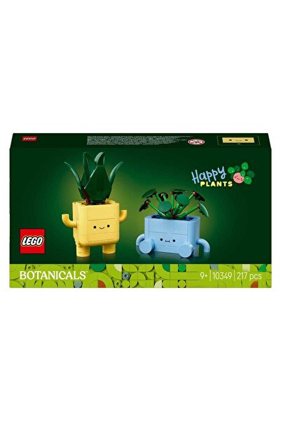 LEGO Botanicals Happy Plants 10349 - Decorative Flower Making Set for Children 9 Years and over