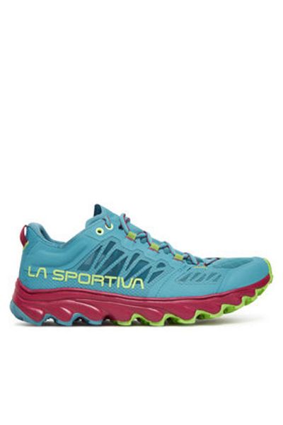 La Sportiva Pantofi trekking albaștri pentru femei LA SPORTIVA-46E624502 ​​TOPAZ/RED PLUM