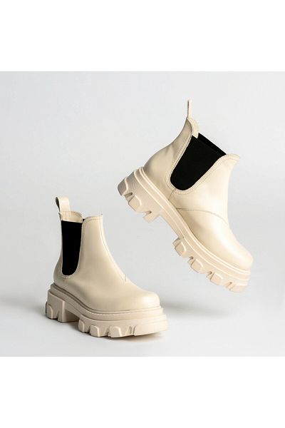 Vanilla Days Ruanda Boots Smooth Leather Butter