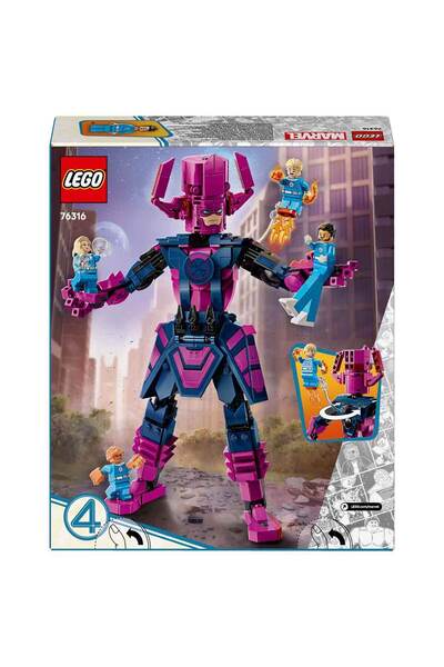 LEGO Marvel Fantastik Dörtlü, Galactus Yapım Figürüne Karşı 76316 - 9 Yaş Ve Üzeri Çocukla