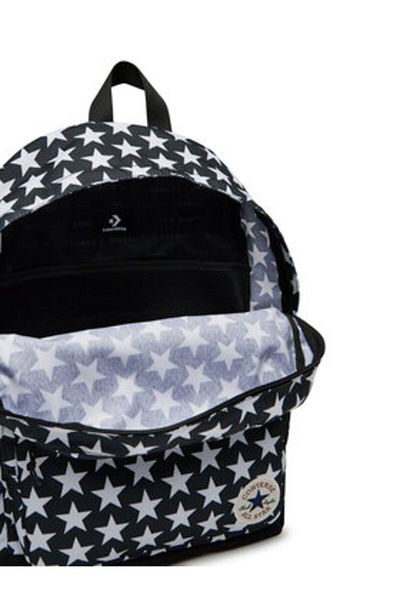 converse converse Boy, Girl, Unisex Child Backpack black CONVERSE-10019901-A49 CONVERSE BLACK AND WHITE STARS