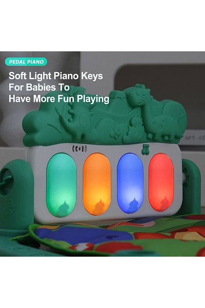 Ma Baby Baby Gym Play Mats Baby Toys Tummy Time Mat Toys Musical Activity Center 668-17-G