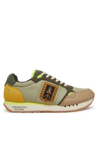 Aeronautica Militare Pantofi bărbați verzi AERONAUTICA MILITARE-251SC292CT3547 94663 BAMBOO/ AGAVE