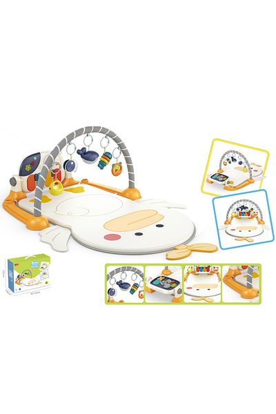 Ma Baby 3 in 1 Baby Play Mat Baby Gym,Funny Play Piano Baby Activity Gym Mat