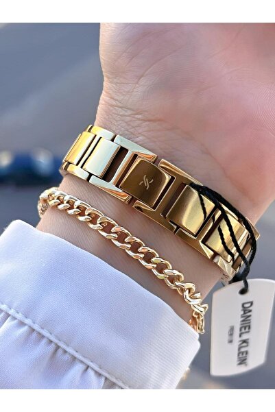 Daniel Klein Çelik Kordon 30 Mt Suya Dayanıklı 2 Yıl Garantili Kadın Kol Saati+Bileklik BYN.13966.4