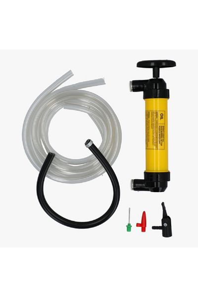 shop Premium Quality Multi-Use Siphon Pump Black and Yellow