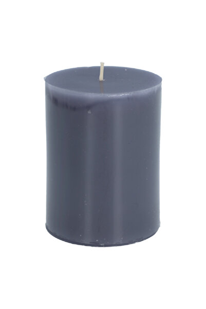 Celia شمعة عمودية برائحة التين الأسود، رمادية داكنة، 10 سم