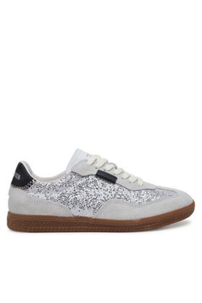 Steve Madden Teniși argintii pentru femei STEVE MADDEN-SM11003419 BES BEJ/ARGENTII