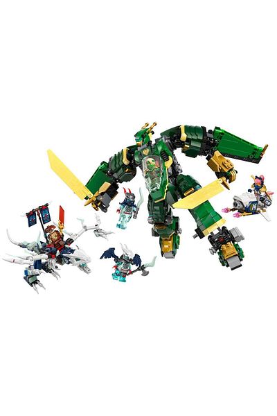 LEGO Ninjago Lloyd’S Jet Robot 71845 for Ages 9 and up Children 5 Minifigures and Dragon