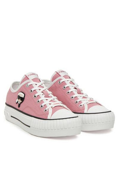 Karl Lagerfeld Teniși roz pentru femei KARL LAGERFELD-KL60424 9PP PINK CANVAS