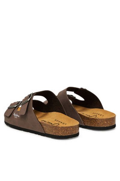 Pepe Jeans Șlapi maro pentru bărbați PEPE JEANS-PMS90110 878BROWN