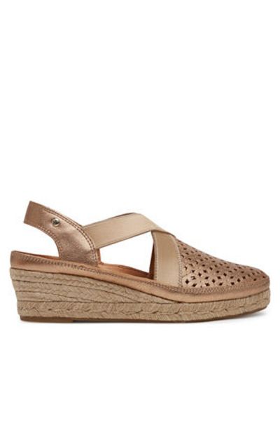 PIKOLINOS Espadrile aurii pentru femei PIKOLINOS-W4A-1546CL 798 CHAMPAGNE