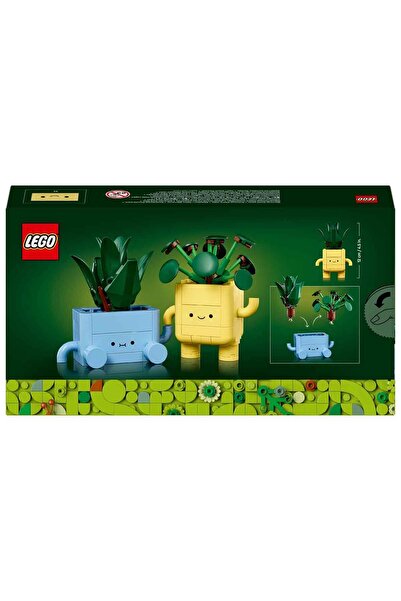 LEGO Botanicals Happy Plants 10349 - Decorative Flower Making Set for Children 9 Years and over