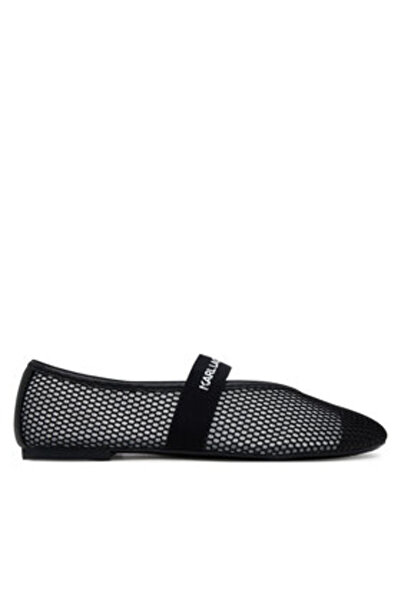 Karl Lagerfeld Balerini negri pentru femei KARL LAGERFELD-KL40125 N0X BLACK N...