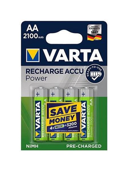 Varta Set 4 Baterii VARTA BLISTER, AA, 2100 mAh