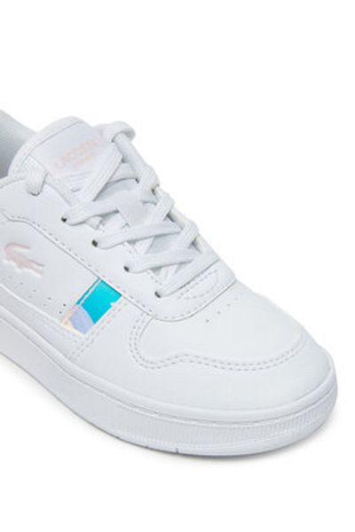 Lacoste Teniși albi pentru fete LACOSTE-748SUC0005 1Y9 WHT/LT PNK