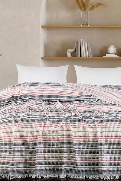 Casnack Babür Model Anthracite-Powder Single Pique 170X210Cm