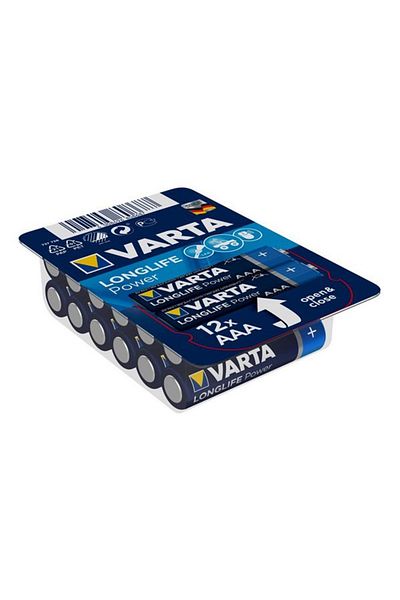 Varta Set of 12 x Alkaline batteries, VARTA, AAA, LR03, 1.5 V
