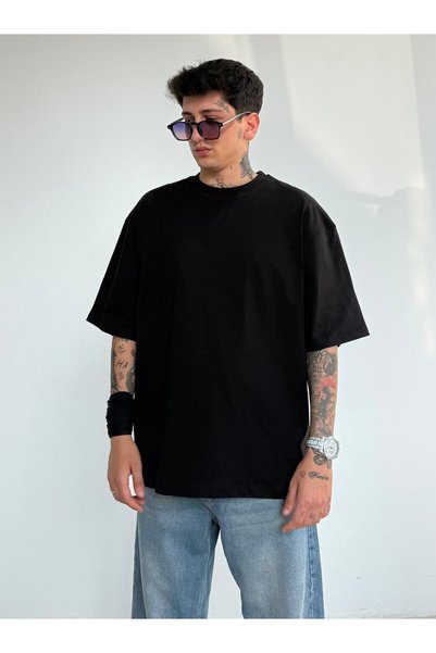 zaee Thin Fabric Medium Oversize Fit Cotton Basic T-Shirt