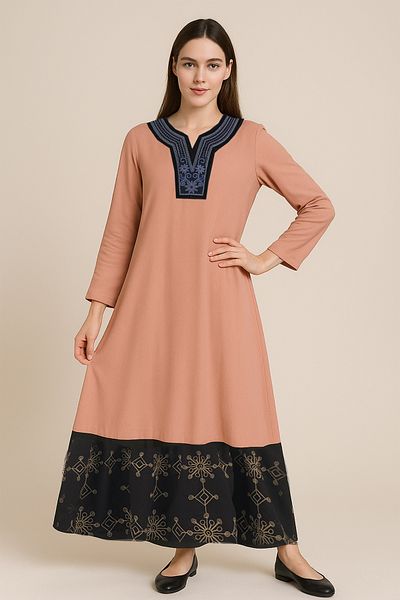 Lilo Co Elegant Embroidered Long Dress