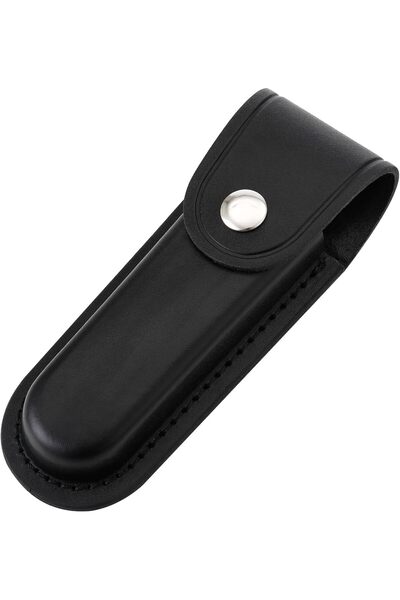 Arabest 5" Folding Multitool Leather Sheath, EDC Pouch Case with Snap Closure...