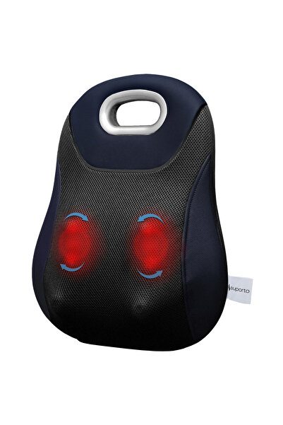 Suporto Aparat de masaj pentru spate cu masaj vibrant terapeutic, role cu nod...