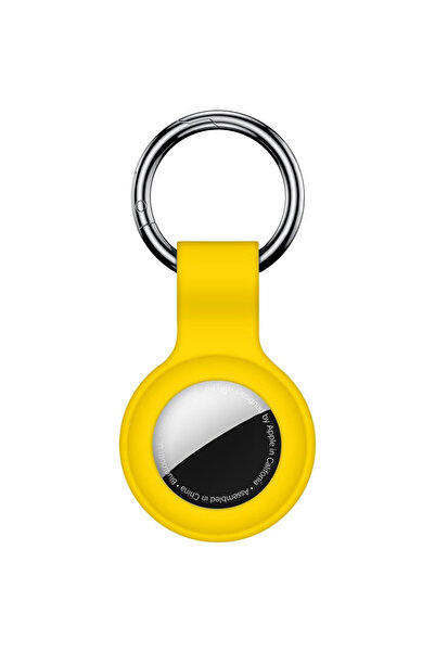 Sneezy Breloc de protecție din silicon compatibil cu AirTag, cu spatele închi...