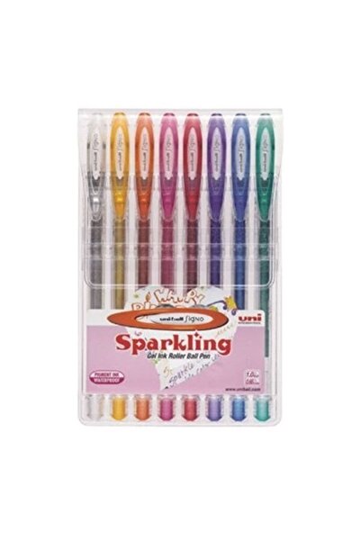 UNİ-BALL UNİBALL SİNGO SPARKLİNG 1,0 JEL KALEM 8Lİ