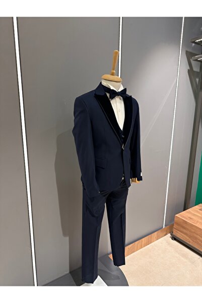 cemden Erkek Çocuk Lacivert  Takım Elbise