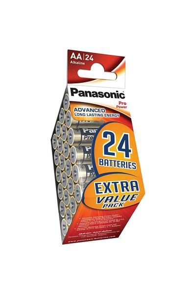 PANASONIC Set 24 Baterii Panasonic Alkaline Pro Power, AA