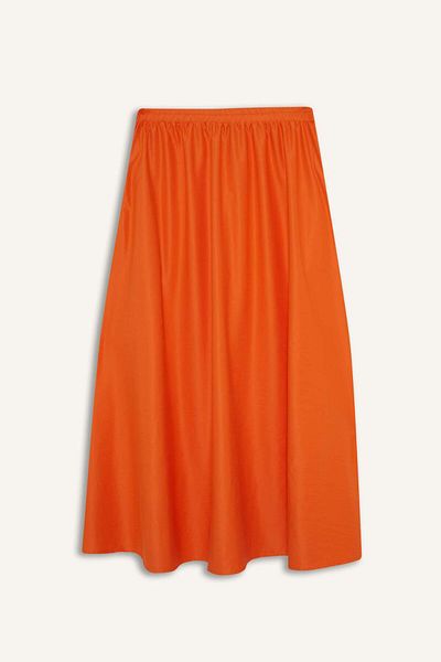 DeFacto A-Line High Waist Parachute Maxi Skirt E6695Ax25Sp