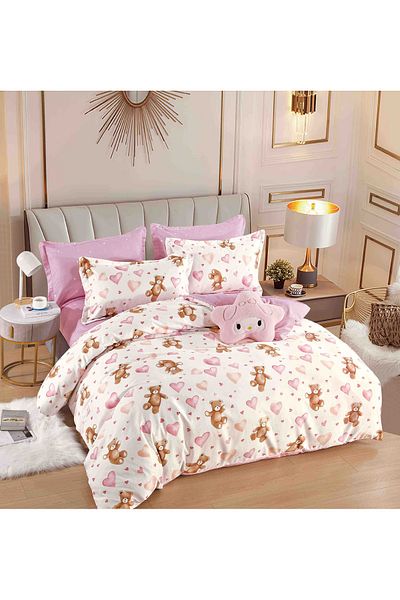 CHIRASO CHIRASO Bedding, FINET 6 Pieces, 2 Persons, Fitted Sheet 180x200, Colorful Print