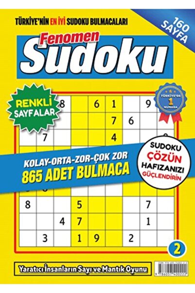 Timaş Yayınları Fenomen Sudoku 2