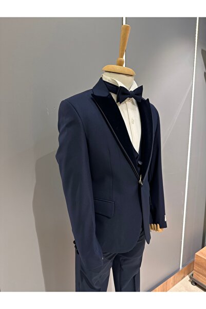 cemden Erkek Çocuk Lacivert  Takım Elbise
