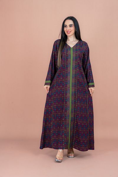 IKKXA Modern Embroidered Jalabiya