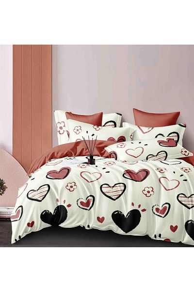 CHIRASO CHIRASO Bedding, FINET 6 Pieces, 2 Persons, Fitted Sheet 180x200, Colorful Print